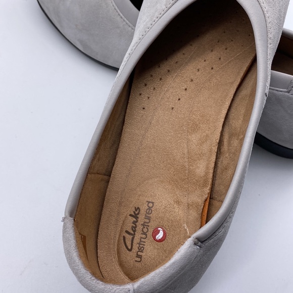 Clark's Women's Suede Darcey Ease Slip On Flats Loafers Size 8.5 - Picture 5 of 7